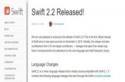 Swift开源后首次更新，Apple释出新版开发语言Swift和开发工具Xcode 7.3