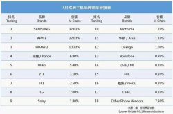 2018年7月欧洲畅销手机市场分析报告