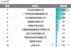 单月专利申请排行榜：华为第一三星高通被远远甩开