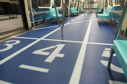 来台北捷运跑步、游泳啰！世大运场地搬进北捷车厢拟真场景仿佛身历其境
