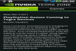 NVIDIA透露SonyEricsson将再推XPERIA游戏手机