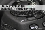 从入门到全幅新年值得出手单反相机推荐