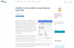 企业级Jenkins平台CloudBees登上GCP市集