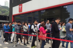 TeslaModel3开订现人龙今晚网上继续有得订