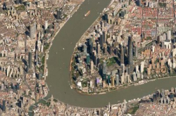 人造卫星 450 公里高空拍摄城市面貌，景色犹如电脑游戏“Sim City”