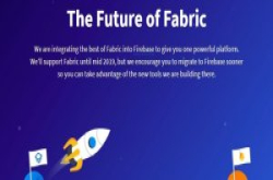 Fabric将并入Firebase行动程式开发平台，明年中走入历史