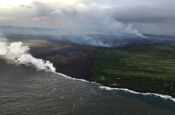 夏威夷火山持续喷发20天 领土面积正在增加 或形成巨大蒸汽爆炸