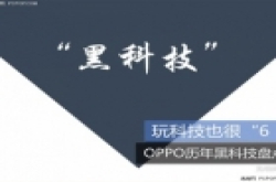 玩科技也很“6” OPPO历年黑科技盘点