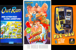 收藏各式电玩海报的网站TheArcadeFlyerArchive许多经典游戏海报图可下载