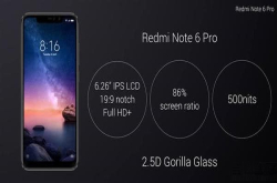 红米Note6Pro海外发布 无短板中端机型