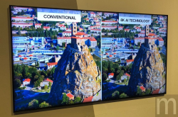 CES2018：AI人工智能自动调色三星首款85吋8K电视自动学习最佳显色效果