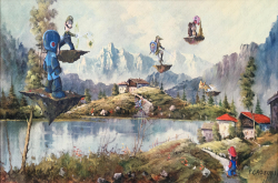 通俗风景画变身流行艺术的作品