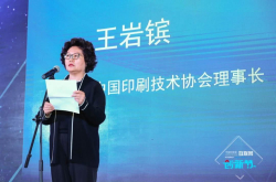 中国印刷技术协会理事长王岩镔为2018中国印刷业互联网创新节致辞