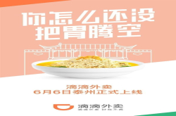 滴滴外卖将推独立APP计划年底前扩至9座城市