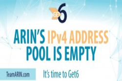 北美IPv4位址正式宣布用罄