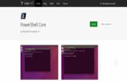 微软在Snap商店释出PowerShellCore