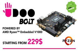 UDOO推出相容于Arduino的UDOOBOLT单板电脑，号称性能比MacBookPro13高出两倍