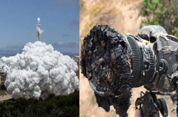 【一尸两命】Canon 5DS 近距离拍摄火箭升空，瞬间被烈焰吞噬