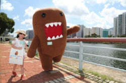 日本NHK吉祥物Domo来港会粉丝