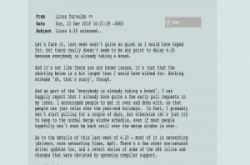 圣诞节前发布，Linux4.20来了，大增35万多行程式