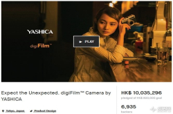 成功众筹百万情怀税YashicaDigifilmY35相机升级规格