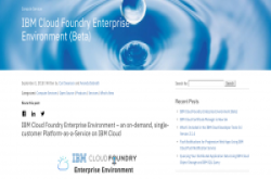 扩大CloudFoundry产品线，IBM释出企业级云端平台