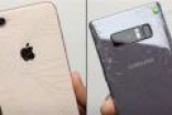 三星Note 8和苹果iPhone 8谁更耐摔？都采用双玻璃机身
