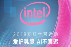 IntelLogo突然变粉红 原是AI防治乳腺癌的粉红丝带公益活动
