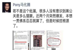 马化腾谈黑公关 黑稿链接不存在？