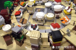 乐高LEGO粉丝制作Q版旋转寿司店&nbsp;全部DIY