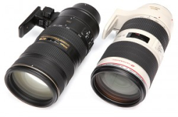 镜皇大战：Canon“小白兔”vsNikon“小黑六”