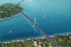 中国基建成就桥梁跨越地质断裂带却稳如泰山