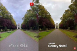 摄影师测试拍摄功能，iPhone8Plus与SamsungNote8边部较好？