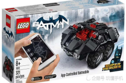 乐高LEGO推出可以手机遥控的蝙蝠侠战车拼装玩具