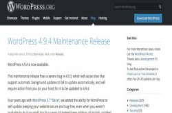 WordPress周一释出的新版本出包，紧急修补无法自动更新的臭虫