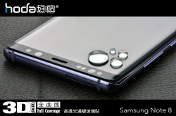 hoda碰上双侧边曲面屏幕的Note8，一样轻松保护贴合