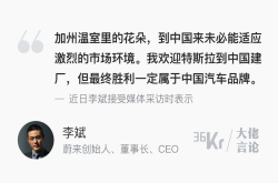 李斌：特斯拉是温室的花朵
