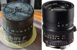 亲友订制可以食的 LEICA 镜头，庆祝摄影师生日