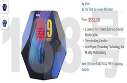 i9-9900K包装曝光：十二面体的深蓝巨兽