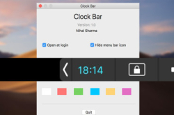 【MacBookPro】Touchbar上的小时钟——ClockBar