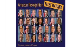 ACLU指Amazon人脸辨识技术准确率不足，竟将28名国会议员当成罪犯