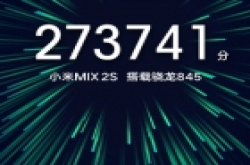 小米公布27万跑分神机Mix2s发布时间:3月27..