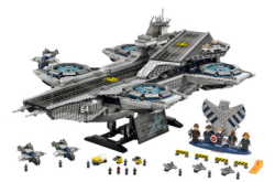 【唔食都要买】LEGOTheS.H.I.E.L.D.Helicarrier神盾局母舰可装灯装摩打