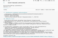 三星Note9迎新OTA升级暗光/逆光/HDR全面提升