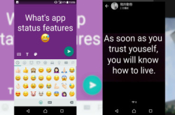 WhatsApp限时动态新增彩色背景及文字功能