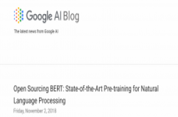 训练资料不足!?Google开源先进自然语言处理预训练技术BERT