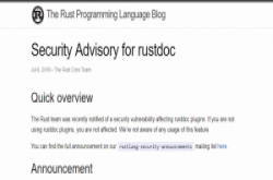 Rust发出首个官方CVE资安通报，漏洞影响虽小但要大家保有资安意识
