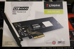 有够快!!!金士顿KingstonKC1000NVMeMLCSSD读取最高可达2800MB/s