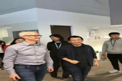 库克参观字节跳动CEO张一鸣亲自接待