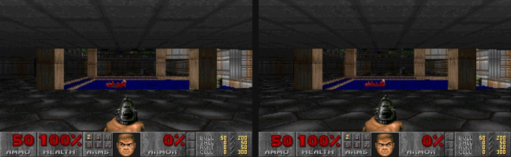 SQLDoom与原版画面对比
